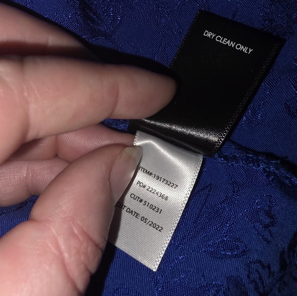 Torrid Jacquard Trench Size 2(18/20, 2x) Blue - Picture 11 of 12